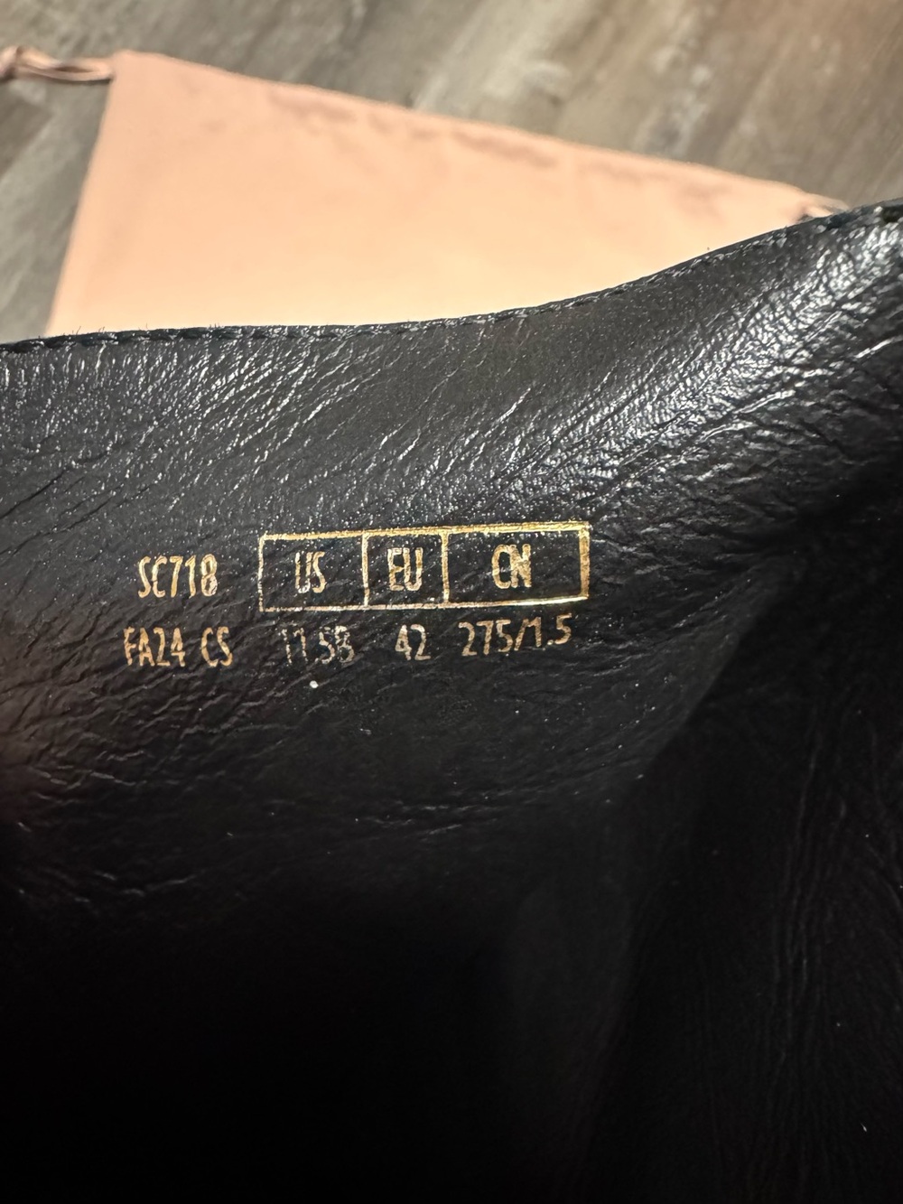Stuart Weitzman Black Leather Over-the-Knee Lug Sole Boots - Picture 6 of 6